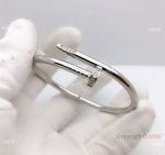 Cartier Juste Un Clou Nail Silver Diamond Bracelet AAA Copy